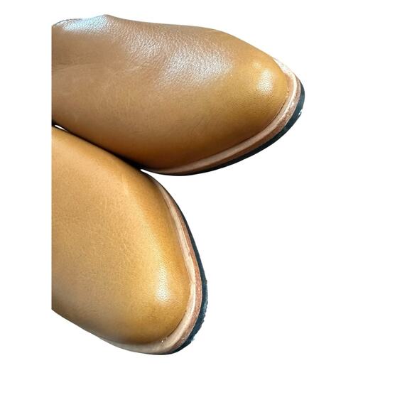 Size 10 PATINA Portland Leather Premium Pointed Flats Women's Brown Leather Shoe - Picture 4 of 11